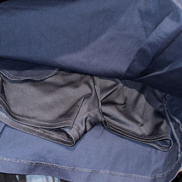 Classroom Uniforms juniors 5/6 Navy Stretch Double-Pleated Twill Scooter Skirt - Picture 3 of 12